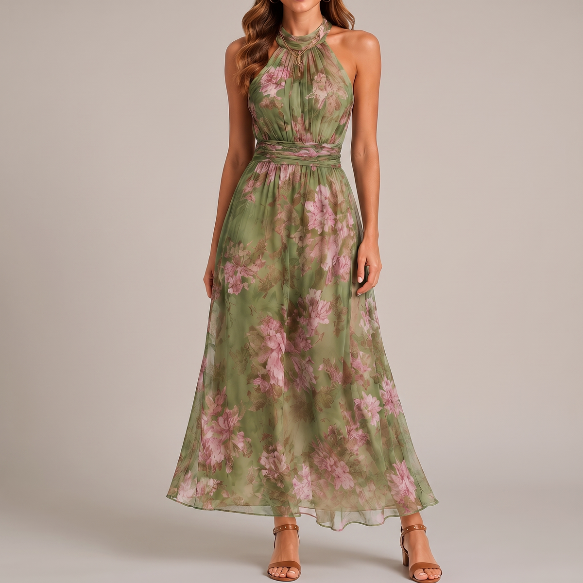 Elara Floral Maxi Dress
