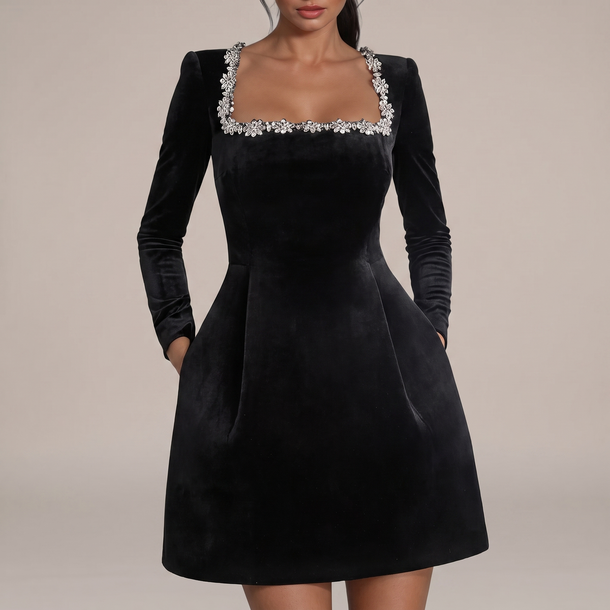Fiona Velvet Dress
