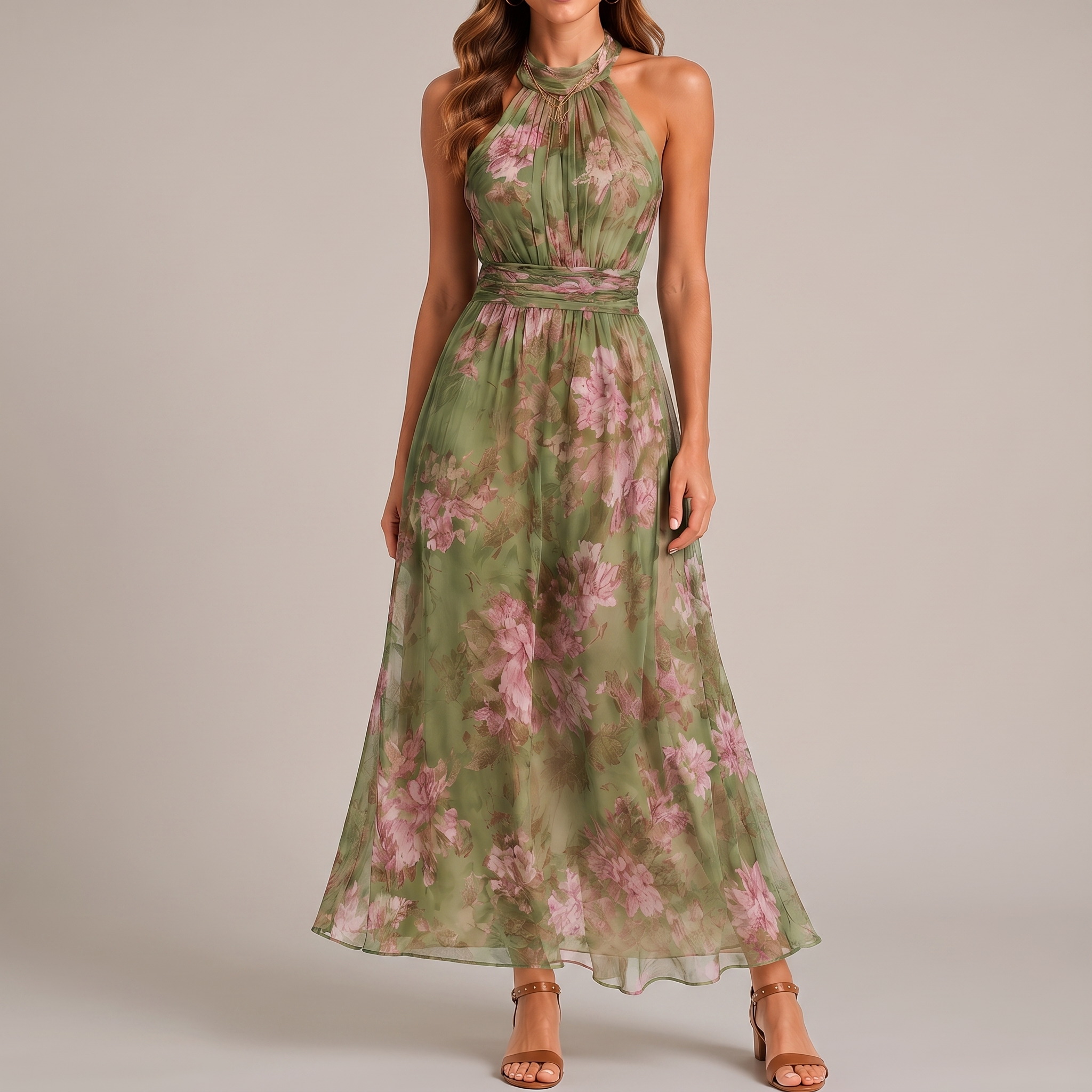 Elara Floral Maxi Dress